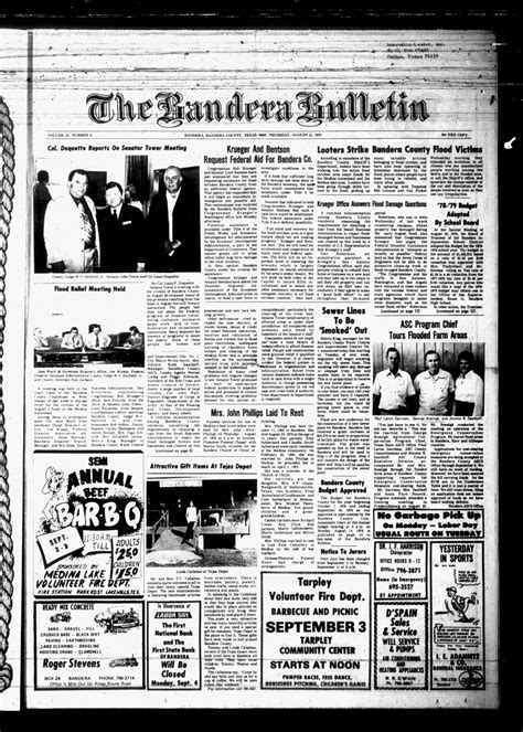 bandera bulletin newspaper bandera texas.